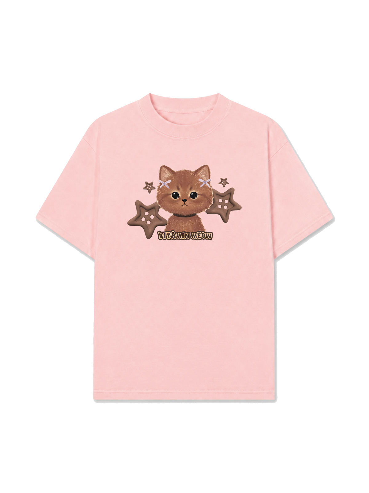 Áo Thun Relaxed Fit Brown Cat