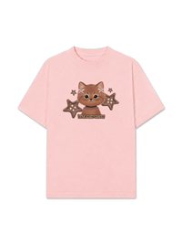 Áo Thun Relaxed Fit Brown Cat