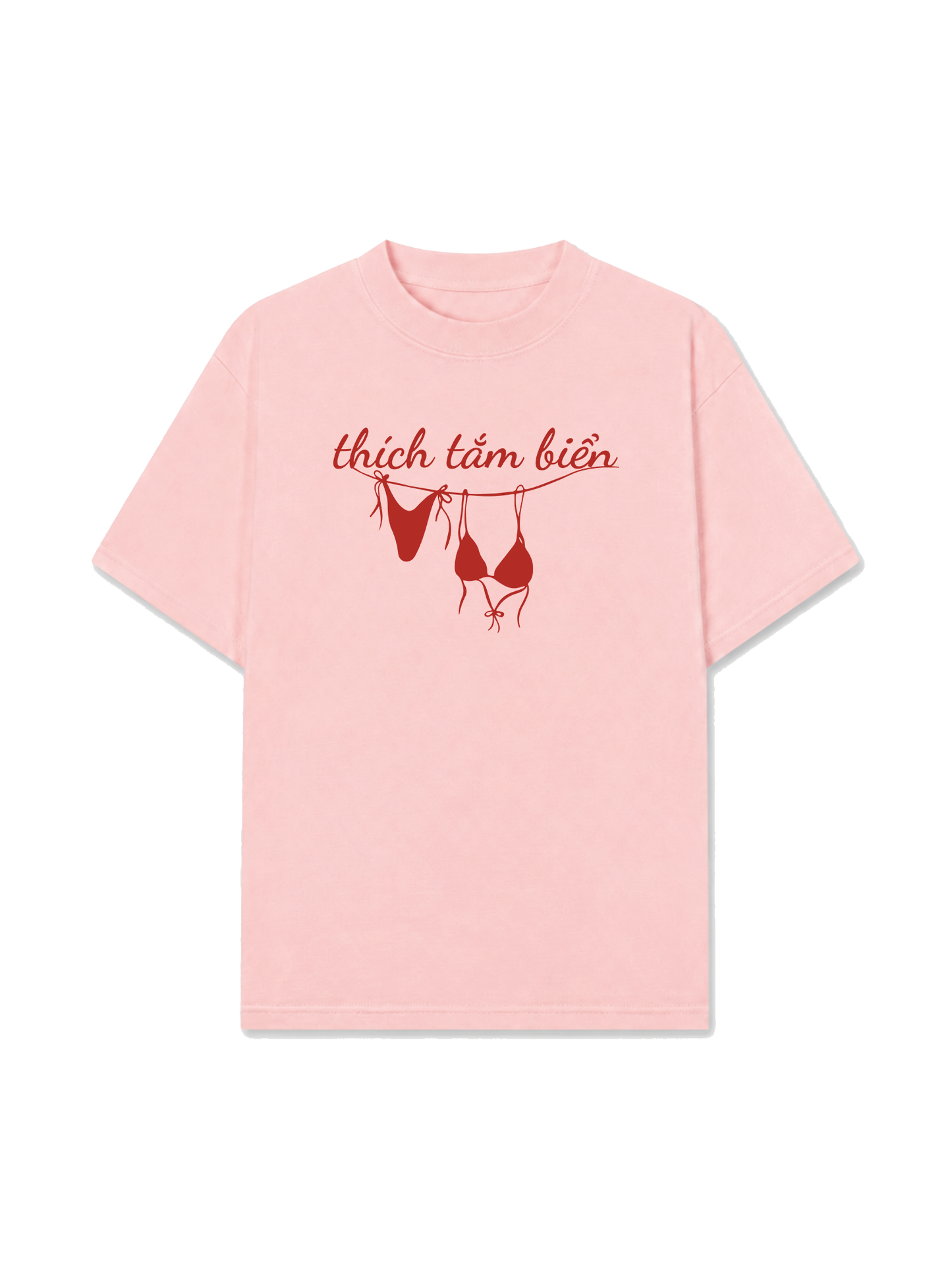 Áo Thun Relaxed Fit Thích Tắm Biển