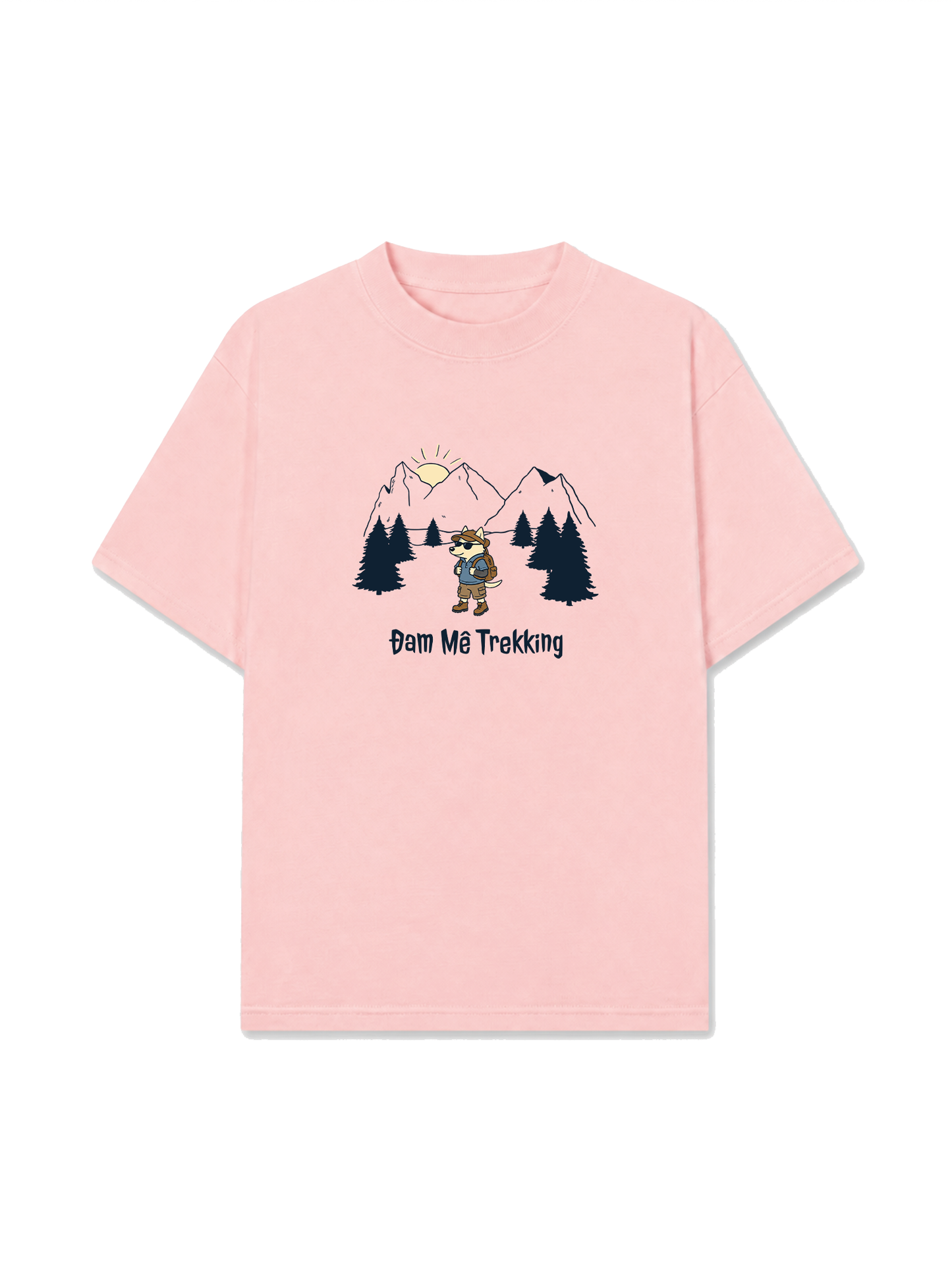 Áo Thun Relaxed Fit Đam Mê Trekking