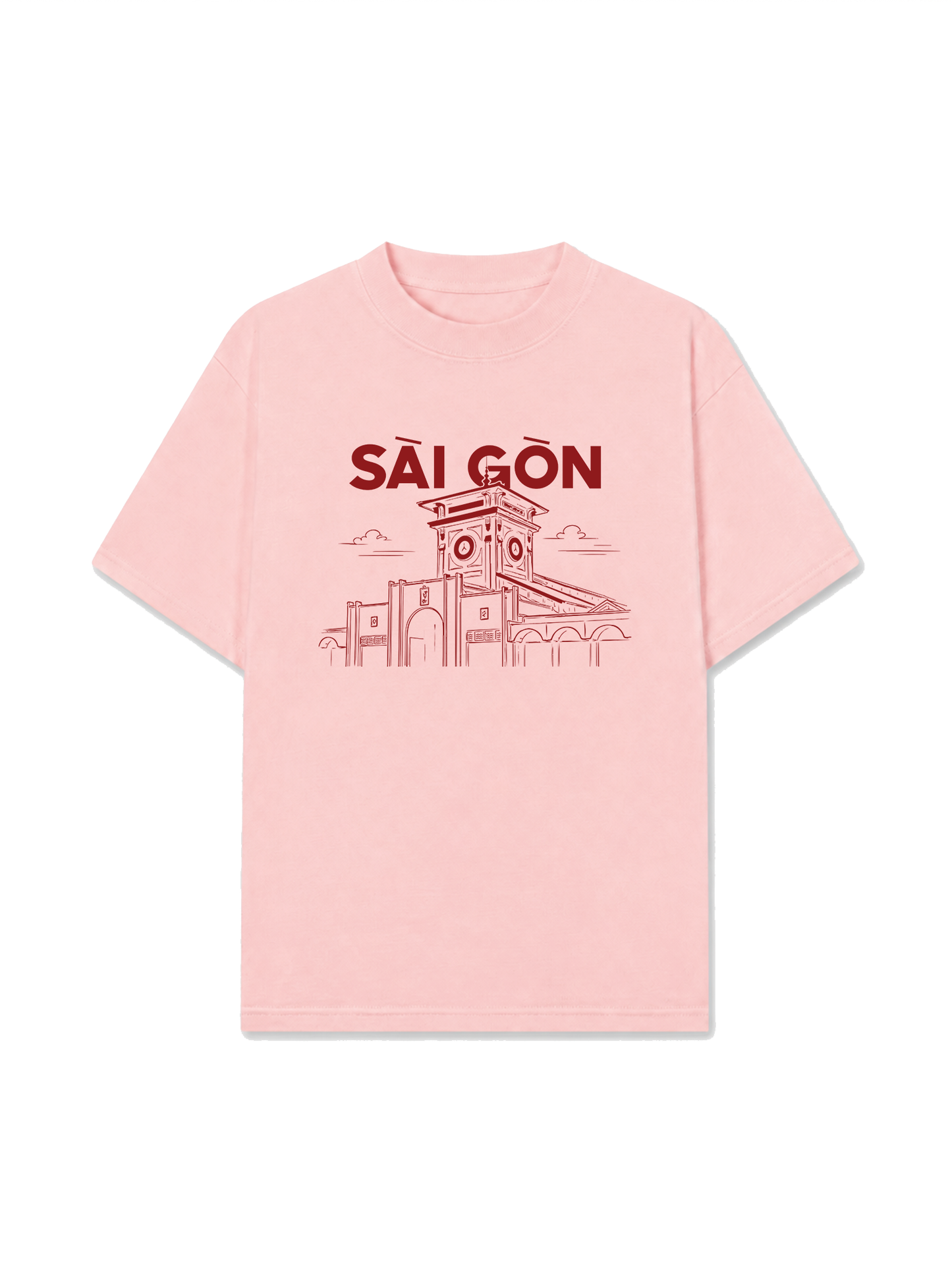 Áo Thun Relaxed Fit Chợ Bến Thành Sài Gòn