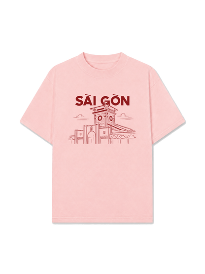 Áo Thun Relaxed Fit Chợ Bến Thành Sài Gòn