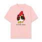 Áo Thun Relaxed Fit Strawberry Meow Kitten Day