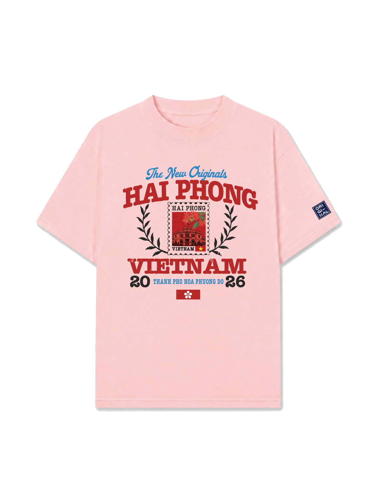 Áo Thun Relaxed Fit Thành Phố Hoa Phượng Đỏ