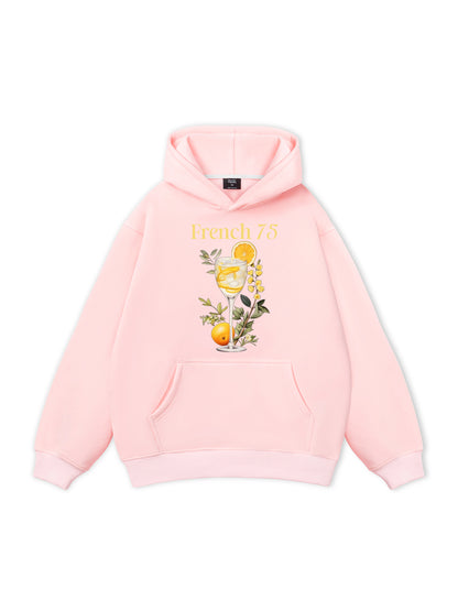 French 75 Cocktail Hoodie