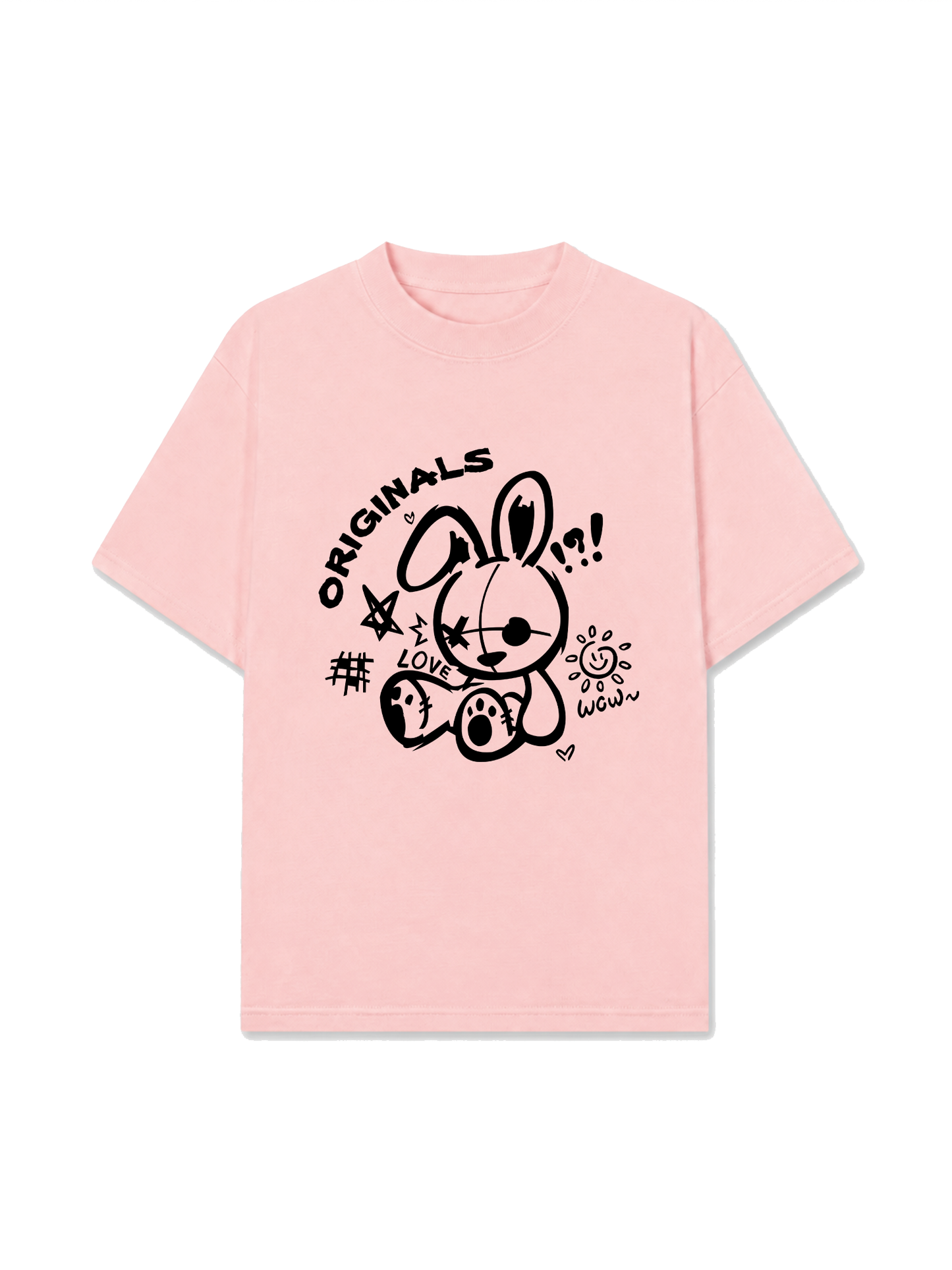 Áo Thun Relaxed Fit Black Rabbit
