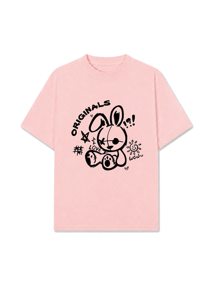 Áo Thun Relaxed Fit Black Rabbit