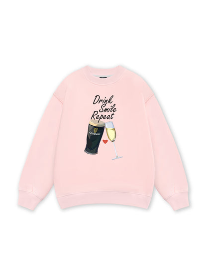 Drink, Smlie, Repeat Sweater