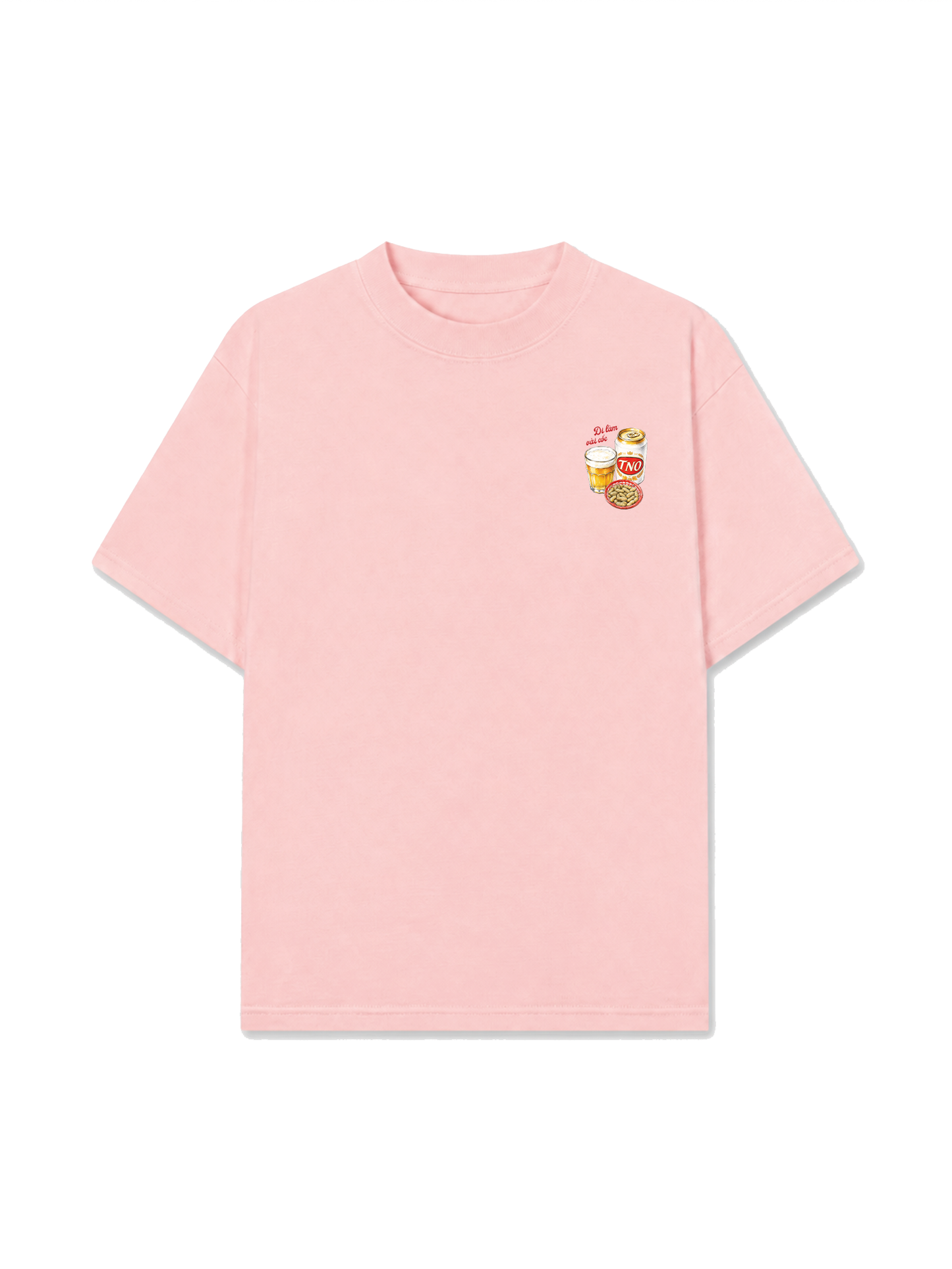 Áo Thun Relaxed Fit Đi Làm Vài Cốc