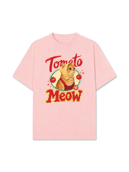 Áo Thun Relaxed Fit Tomato Meow