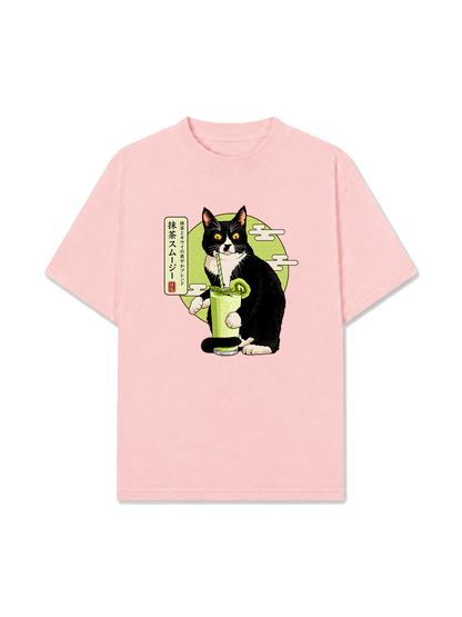 Áo Thun Relaxed Fit Matcha Mewz