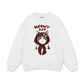 Meowy Cat Red Xmas Plaid Sweater
