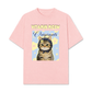Áo Thun Relaxed Fit Cutie Vitamin Meow Yellow Flower
