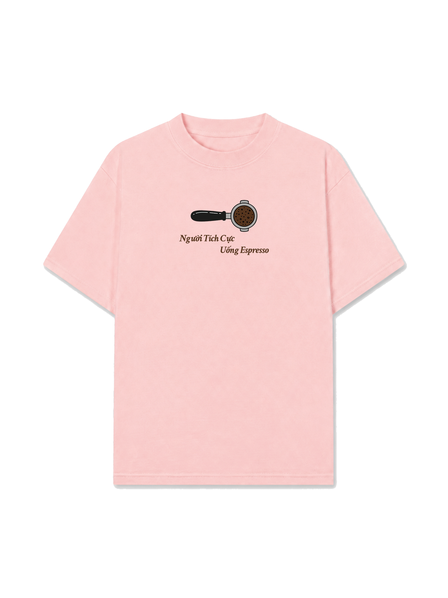 Áo Thun Relaxed Fit Người Tích Cực Uống Espresso