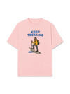 Áo Thun Relaxed Fit Blue Keep Trekking