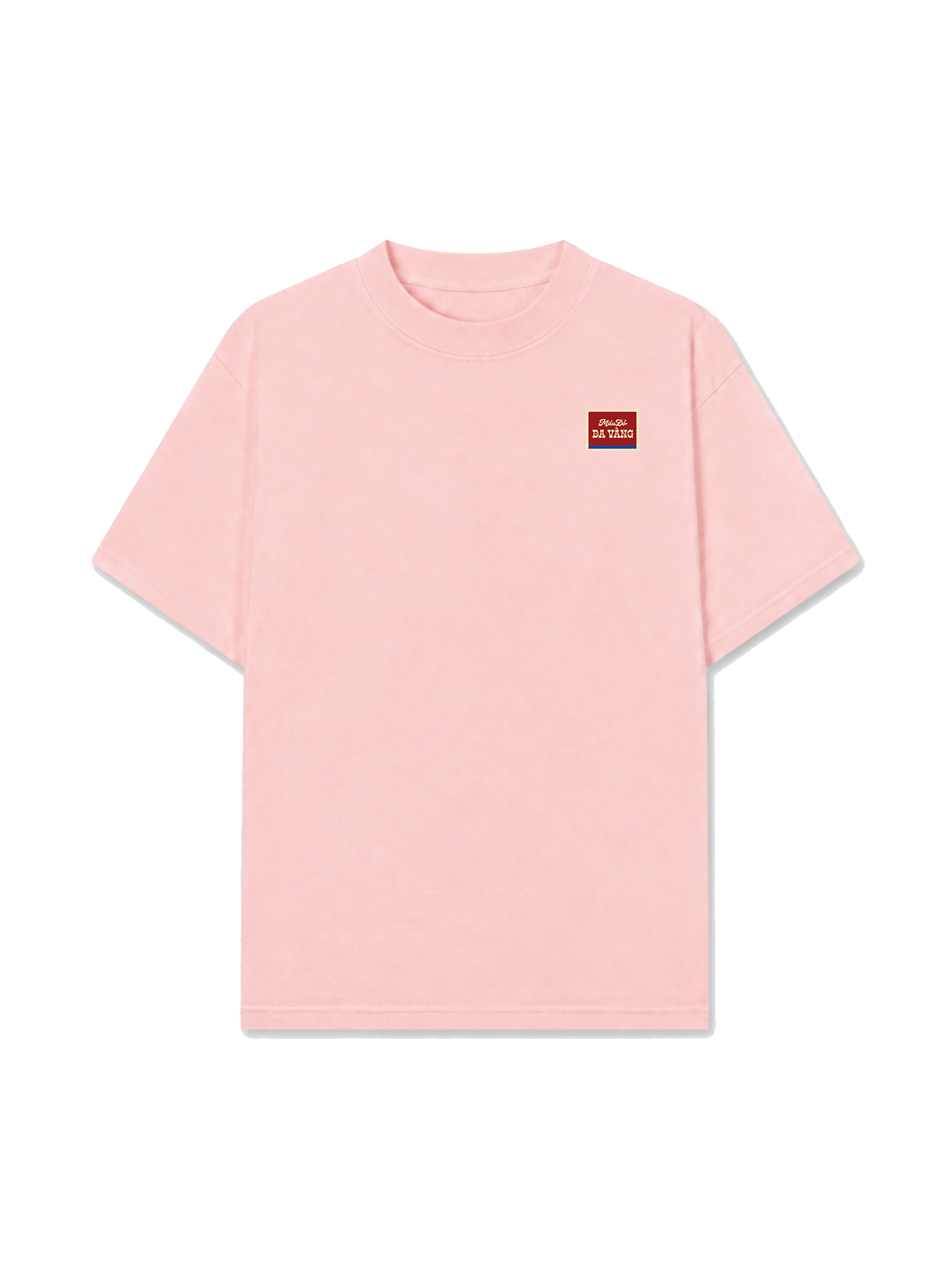 Áo Thun Relaxed Fit Tem Máu Đỏ Da Vàng