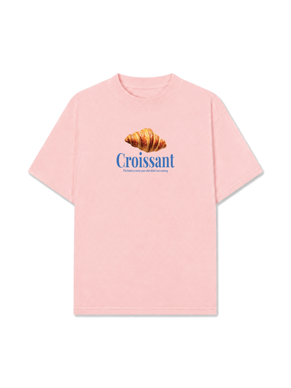 Áo Thun Relaxed Fit Croissant Quote