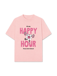 Áo Thun Relaxed Fit Happy Hour