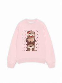 Áo Sweater Nỉ Hai Da Animal The Beaver Friends Group