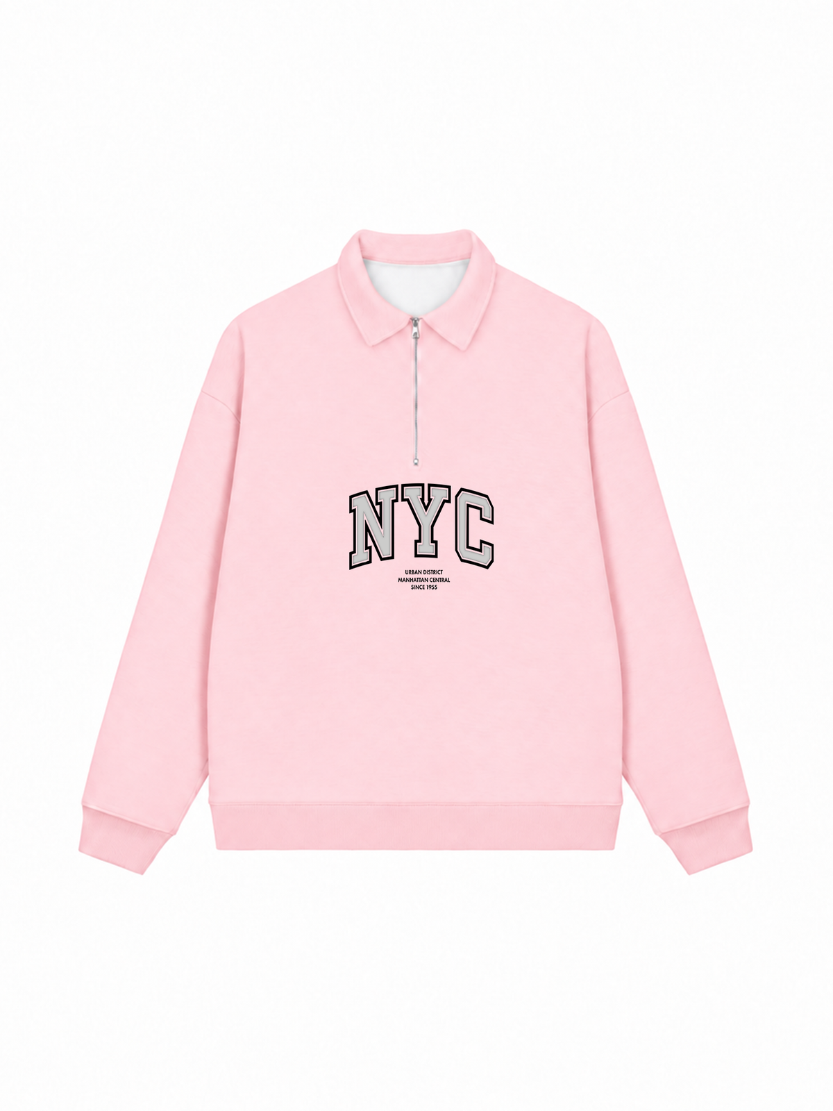Áo Sweater Polo Nỉ Hai Da NYC URBAN DISTRICT