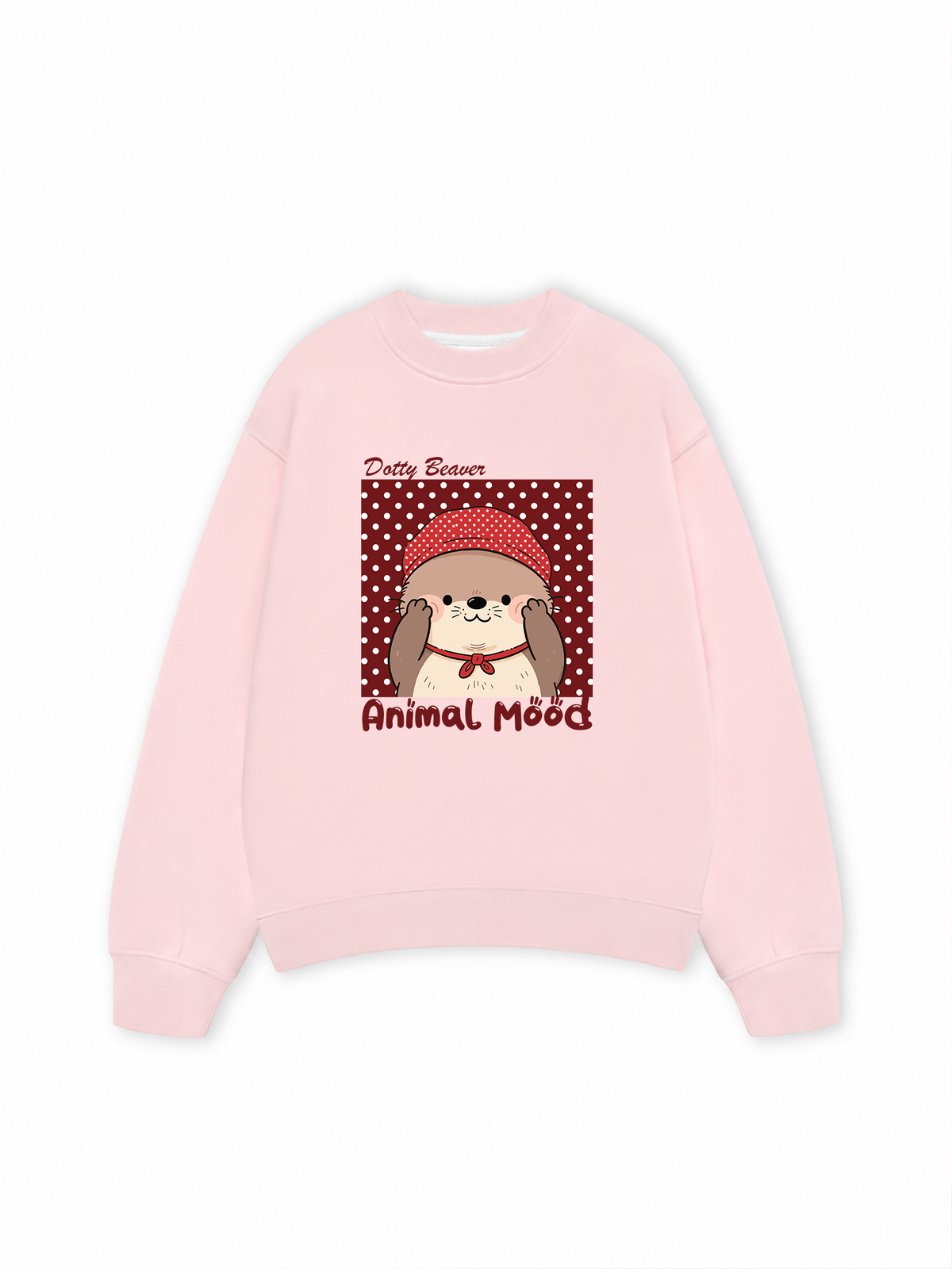 Áo Sweater Nỉ Hai Da Animal Dotty Beaver