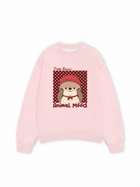 Áo Sweater Nỉ Hai Da Animal Dotty Beaver