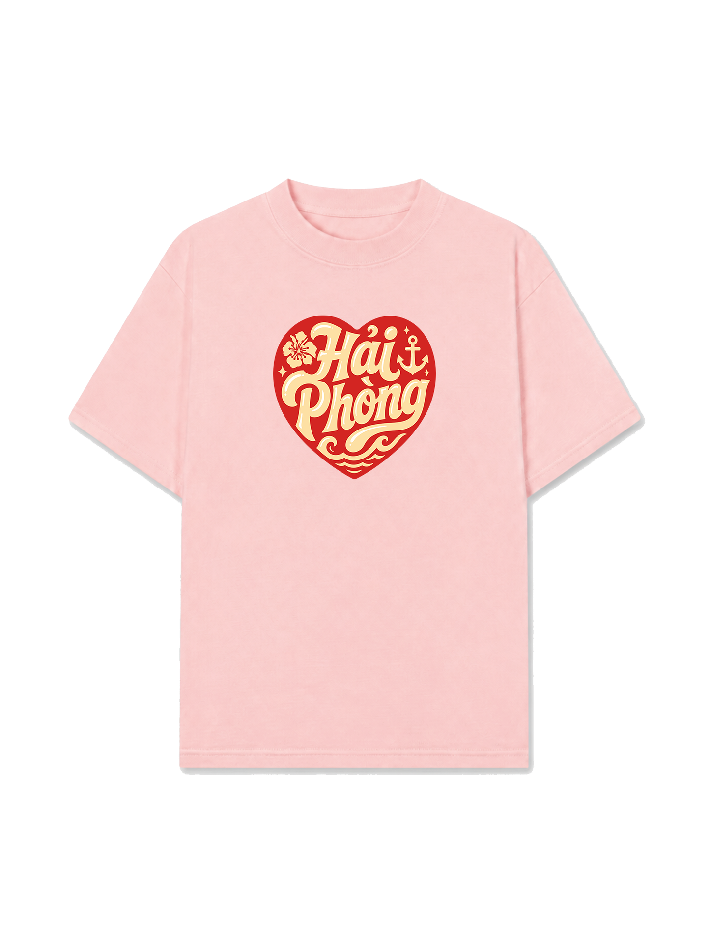 Áo Thun Relaxed Fit Hải Phòng In My Heart Retro