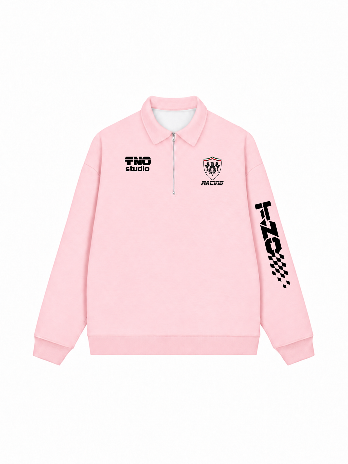 Áo Sweater Polo Nỉ Hai Da  Racing Style