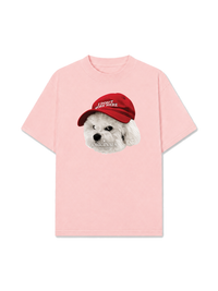 Áo Thun Relaxed Fit Puppy With Red Hat