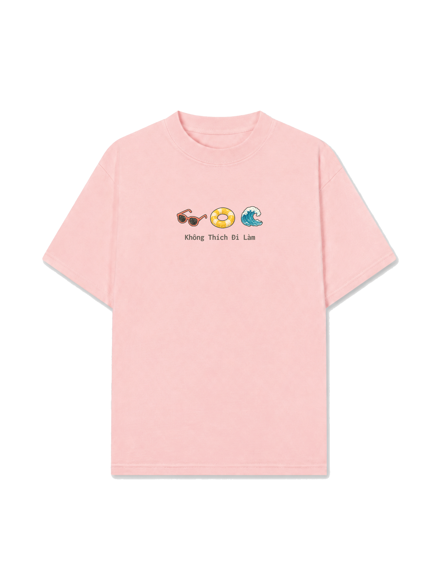 Áo Thun Relaxed Fit Không Thích Đi Làm