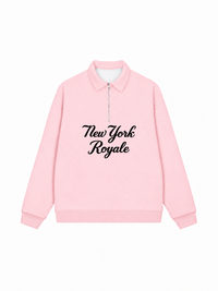 Áo Sweater Polo Nỉ Hai Da New York Royale