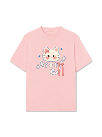 Áo Thun Relaxed Fit Blue Kitty