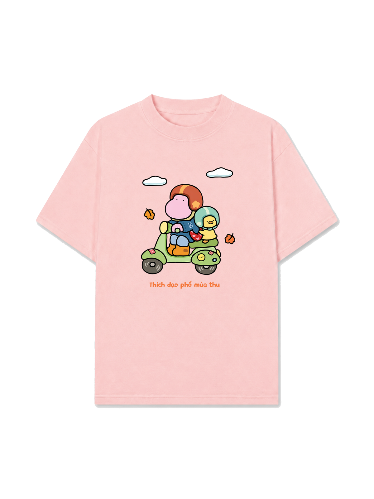 Áo Thun Relaxed Fit Thích Dạo Phố Mùa Thu