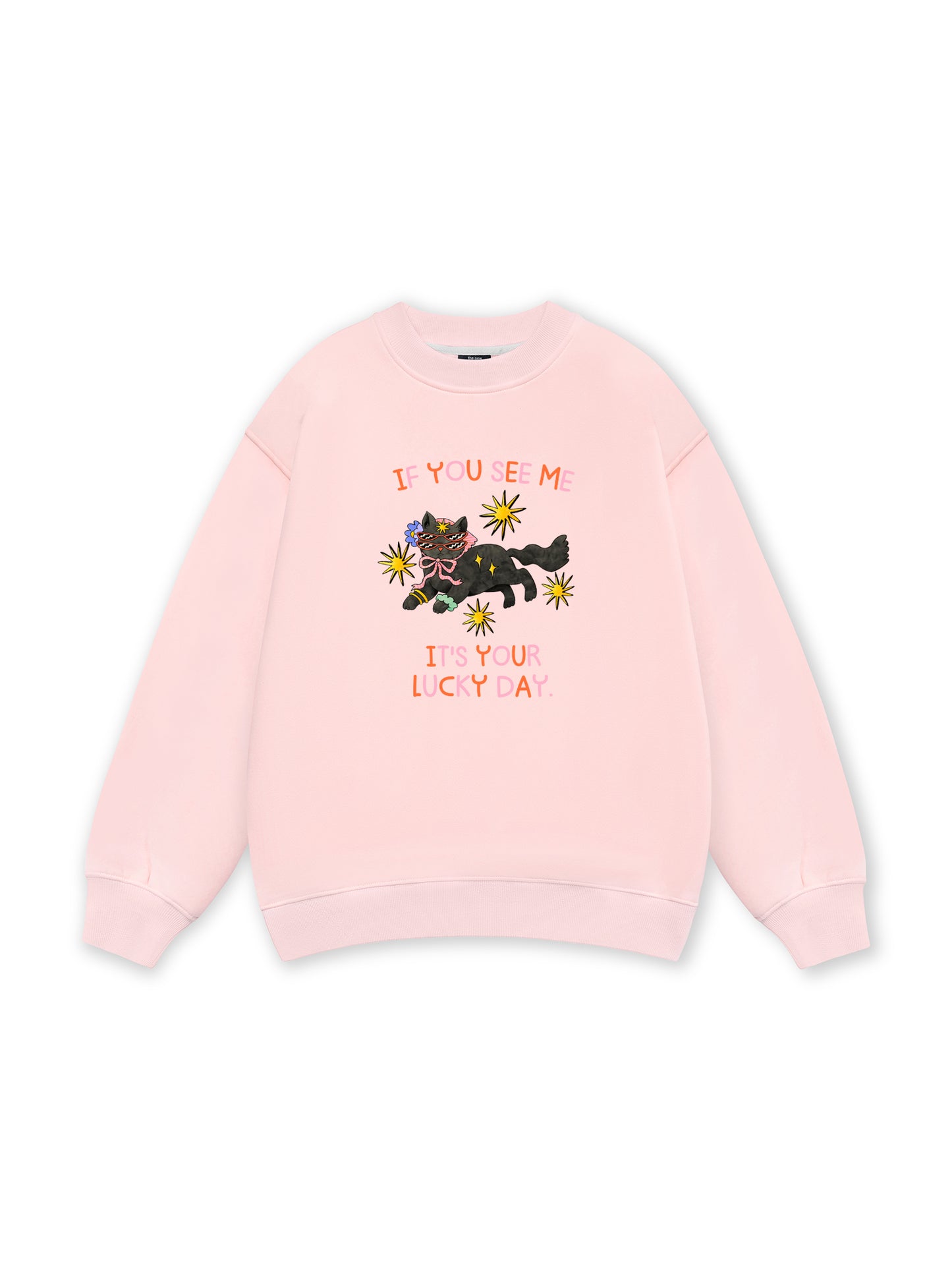 Lucky day cat Sweater