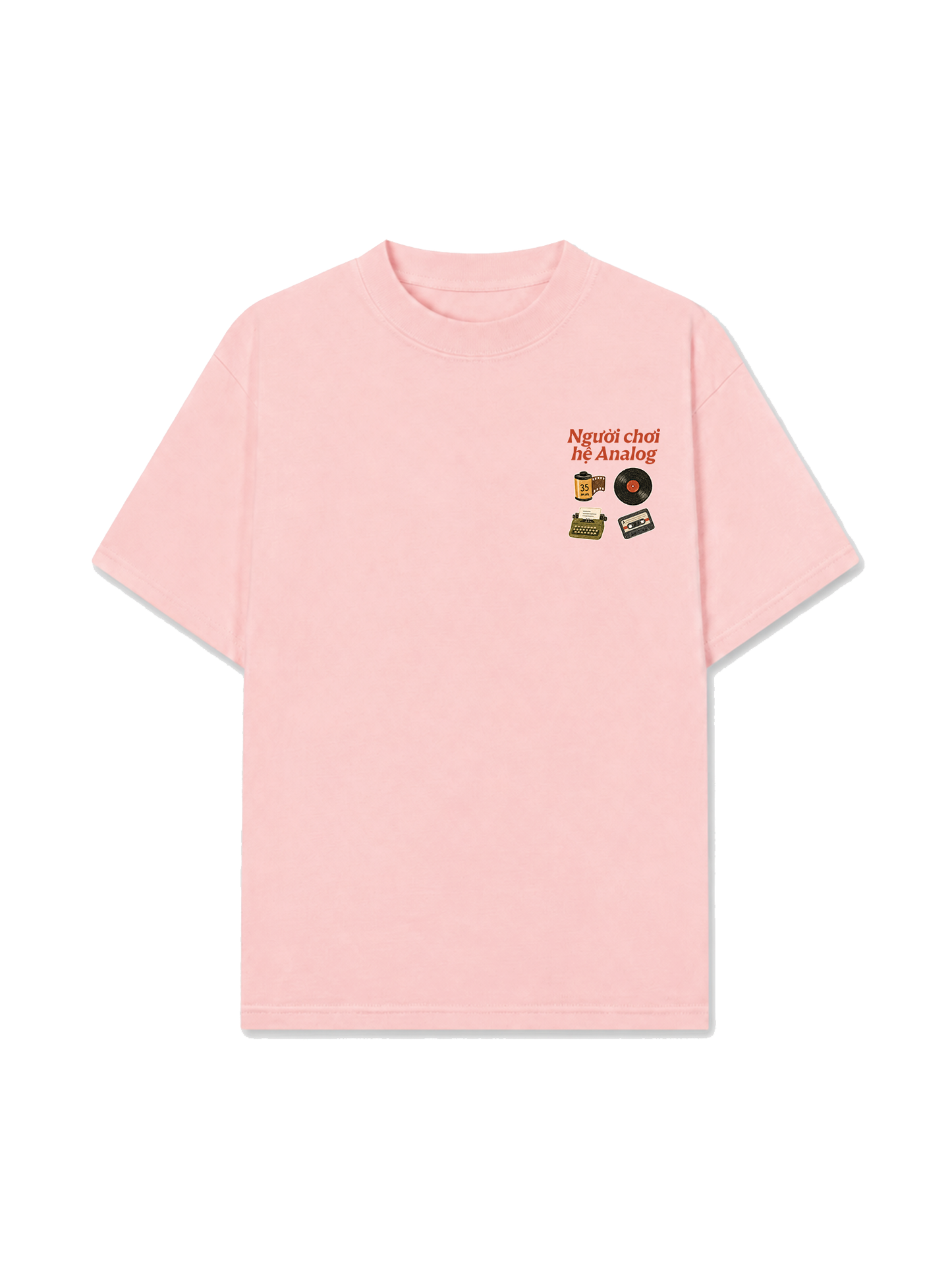 Áo Thun Relaxed Fit Người Chơi Hệ Analog