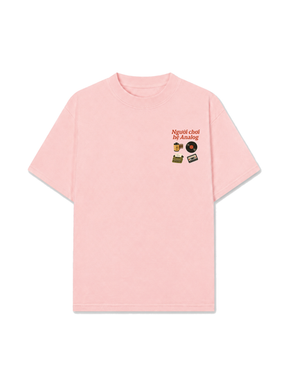 Áo Thun Relaxed Fit Người Chơi Hệ Analog