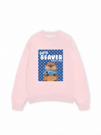 Áo Sweater Nỉ Hai Da Animal Cute Beaver