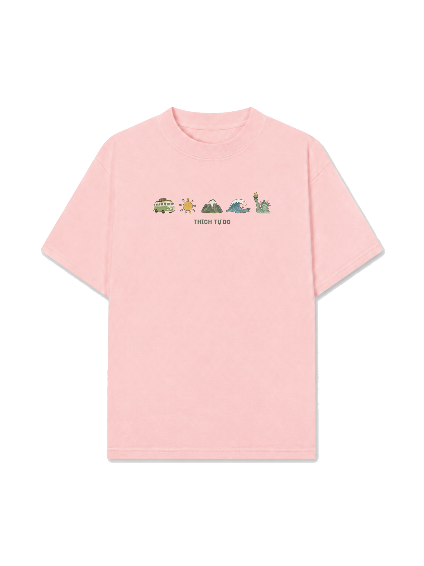 Áo Thun Relaxed Fit Thích Tự Do