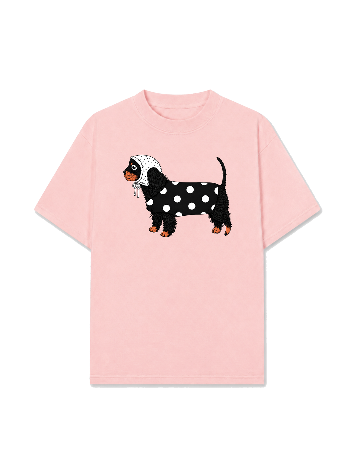 Áo Thun Relaxed Fit Cute Dotty Puppy