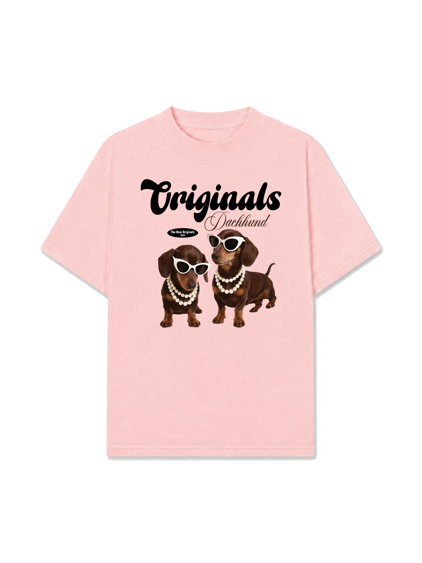Áo Thun Relaxed Fit Dachhund Originals Blue Tiffany