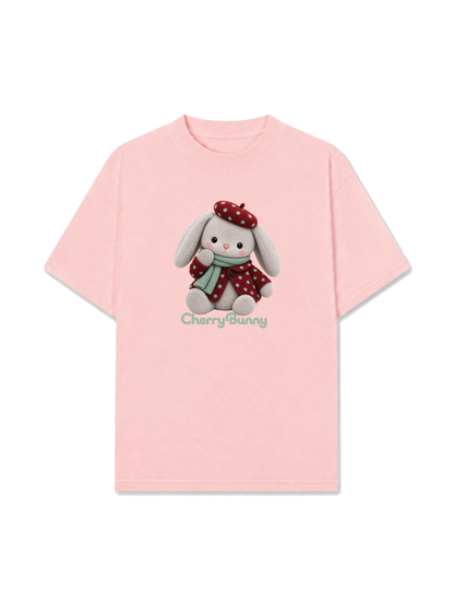 Áo Thun Relaxed Fit Cherry Bunny