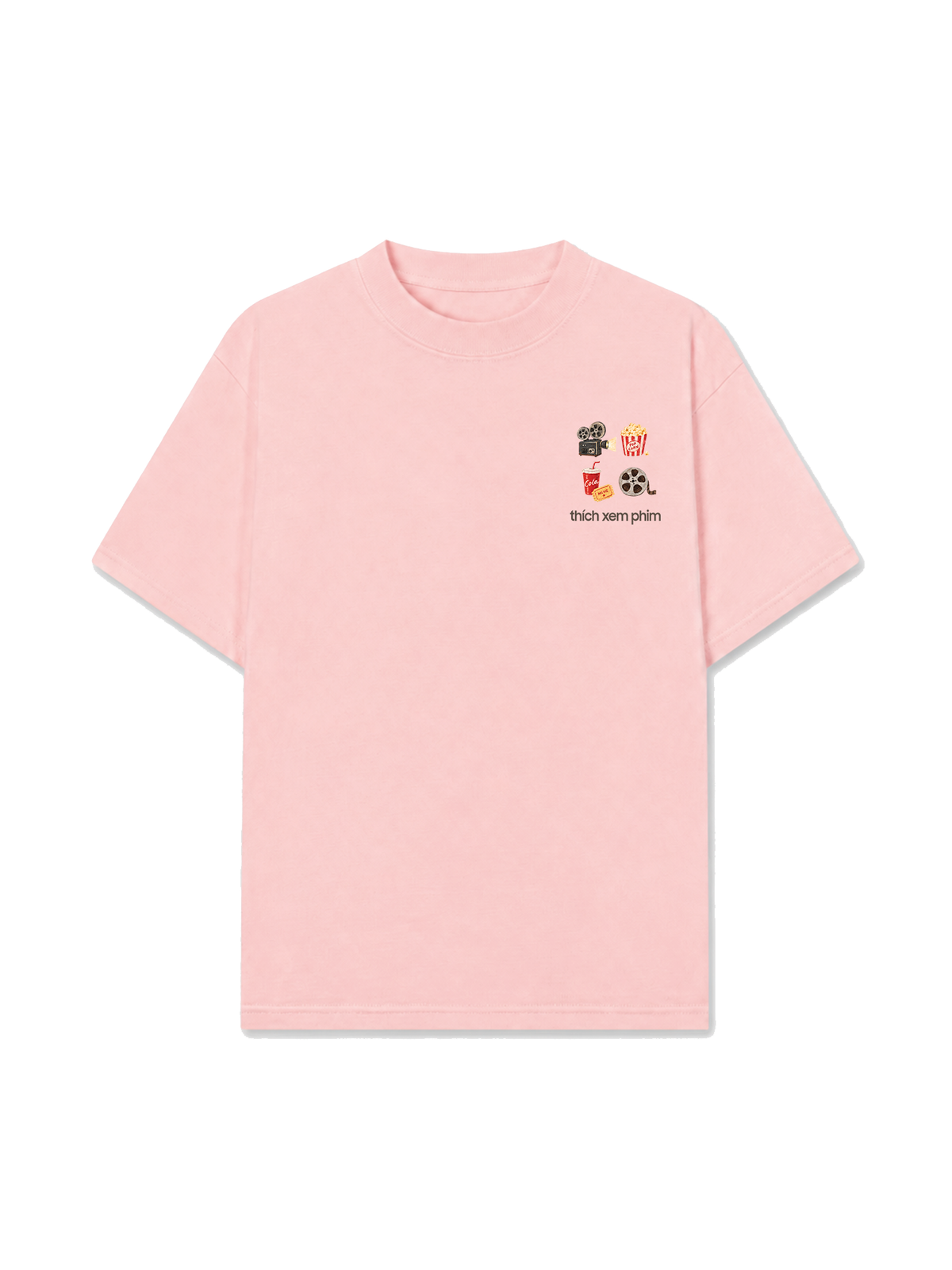 Áo Thun Relaxed Fit Thích Xem Phim