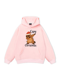 Capy Christmas Dab Hoodie