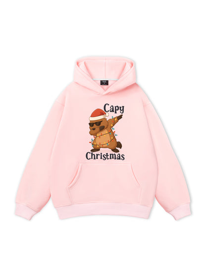 Capy Christmas Dab Hoodie