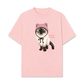 Áo Thun Relaxed Fit Working O'ttreats Pink Meow