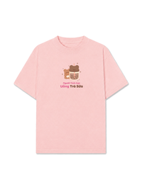Áo Thun Relaxed Fit Người Tích Cực Uống Trà Sữa