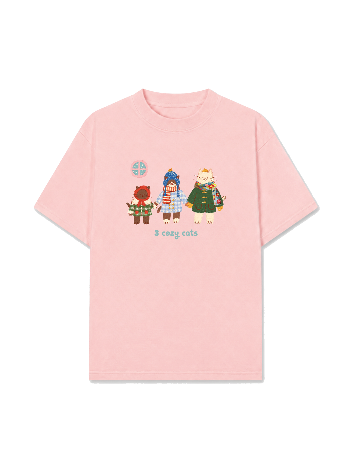 Áo Thun Relaxed Fit 3 Cozy Cats