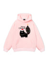 Black Kitty Christmas Hoodie