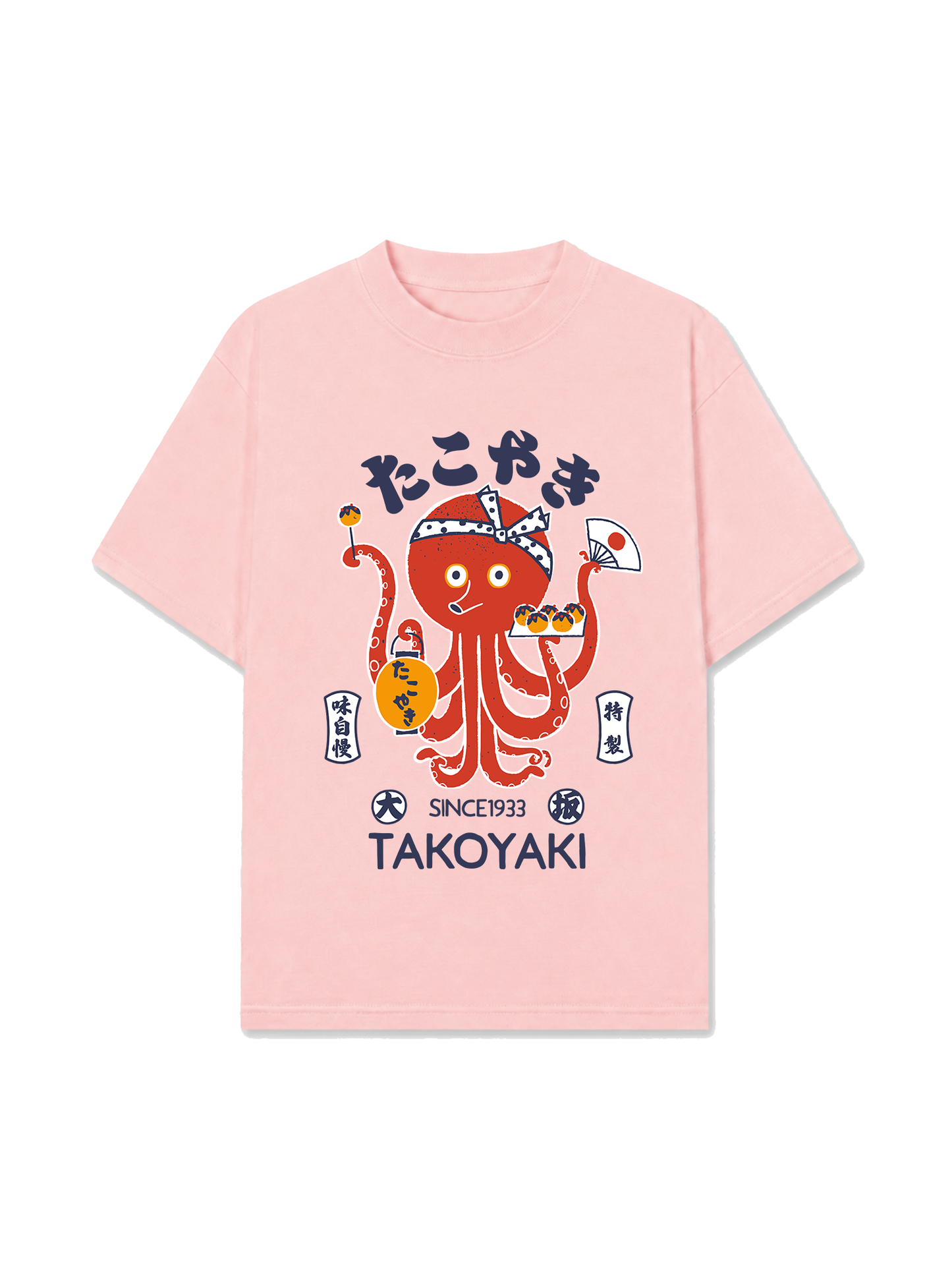 Áo Thun Relaxed Fit Takoyaki Chan