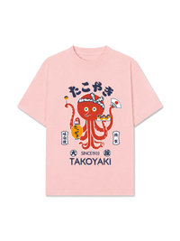 Áo Thun Relaxed Fit Takoyaki Chan